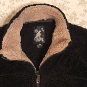 Arctic point fleece pullover jacket